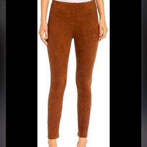 Tuckernuck Brown/Tan Lysse Faux Suede Leggings Size XL